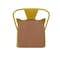 Flash Furniture Yellow Metal Stack Chair with Teak Poly Resin Seat CH-31230-YL-PL1T-GG - alternate 3